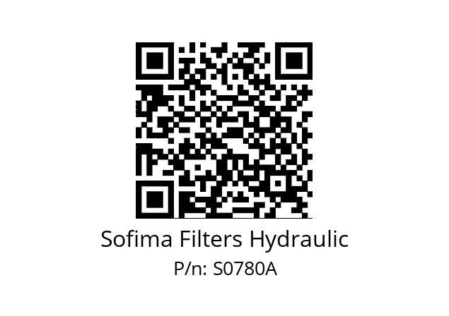   Sofima Filters Hydraulic S0780A