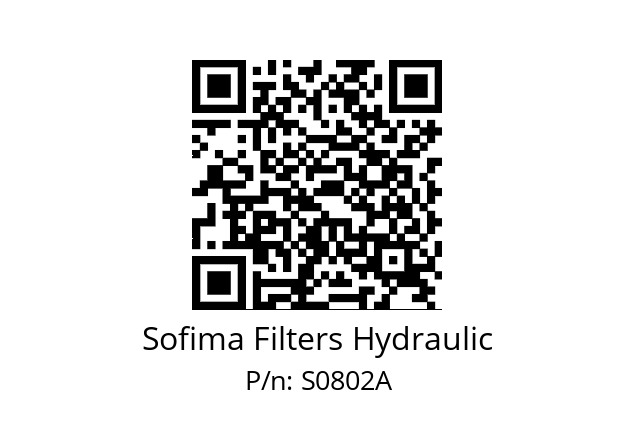   Sofima Filters Hydraulic S0802A