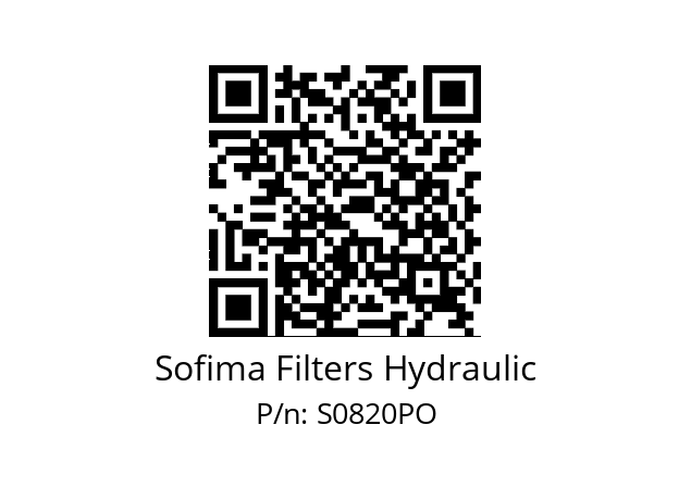   Sofima Filters Hydraulic S0820PO