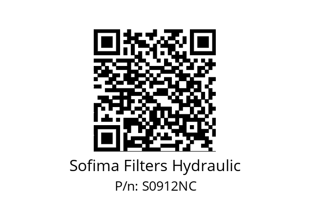   Sofima Filters Hydraulic S0912NC