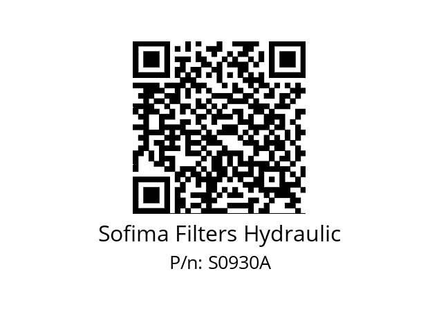   Sofima Filters Hydraulic S0930A