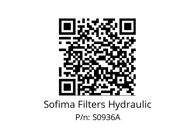   Sofima Filters Hydraulic S0936A