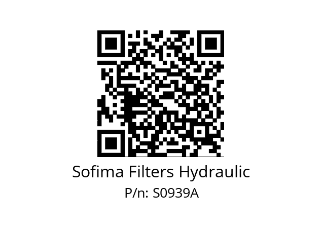   Sofima Filters Hydraulic S0939A