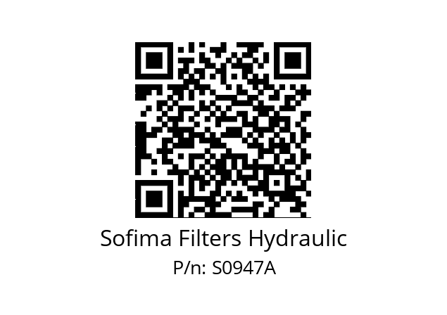   Sofima Filters Hydraulic S0947A