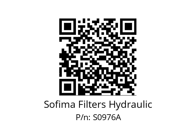   Sofima Filters Hydraulic S0976A