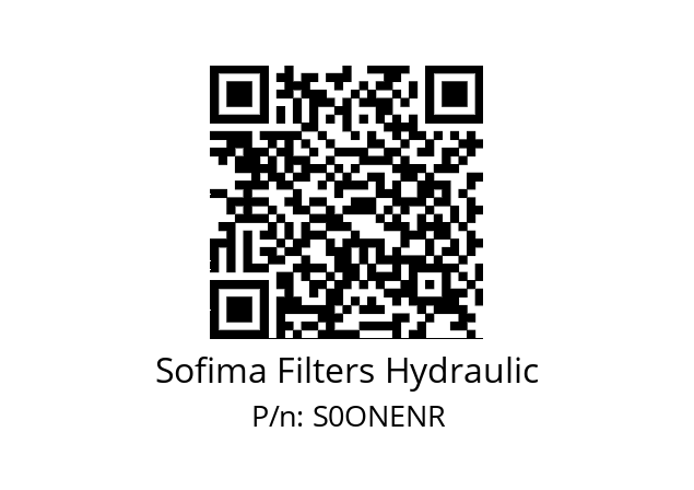   Sofima Filters Hydraulic S0ONENR