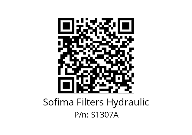   Sofima Filters Hydraulic S1307A