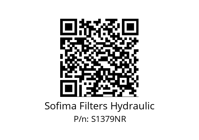   Sofima Filters Hydraulic S1379NR