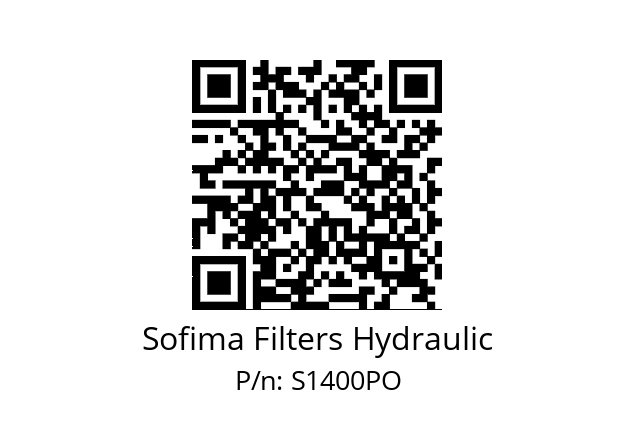   Sofima Filters Hydraulic S1400PO