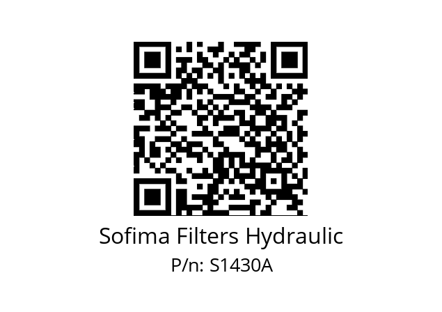   Sofima Filters Hydraulic S1430A