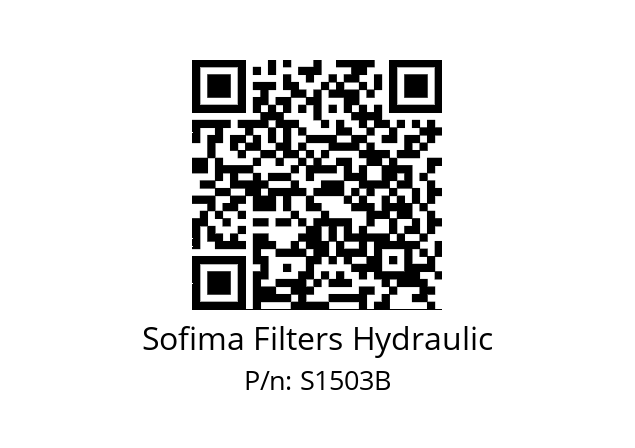   Sofima Filters Hydraulic S1503B