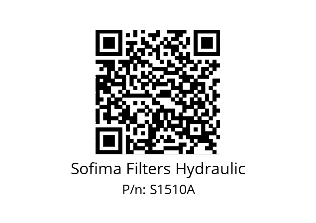   Sofima Filters Hydraulic S1510A