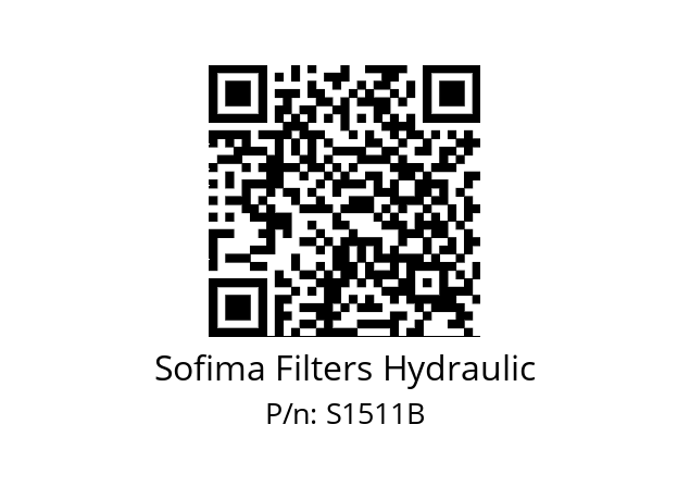   Sofima Filters Hydraulic S1511B