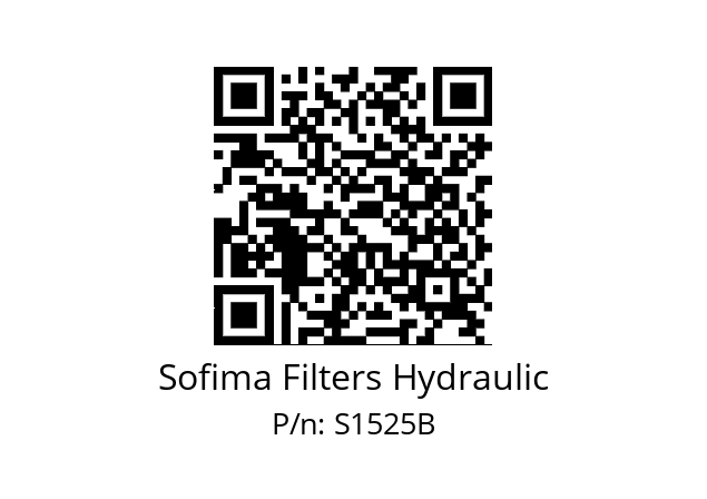   Sofima Filters Hydraulic S1525B