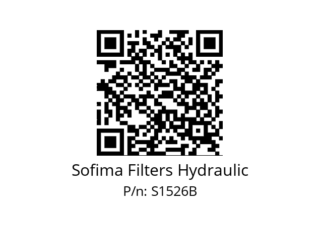   Sofima Filters Hydraulic S1526B