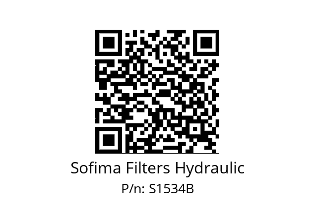   Sofima Filters Hydraulic S1534B