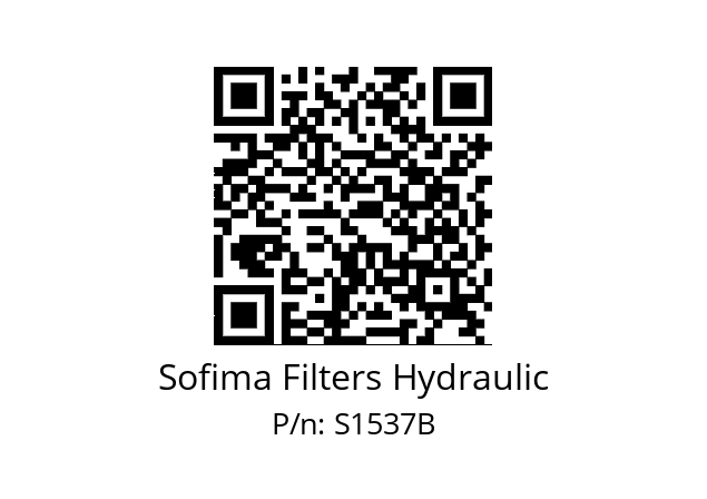   Sofima Filters Hydraulic S1537B