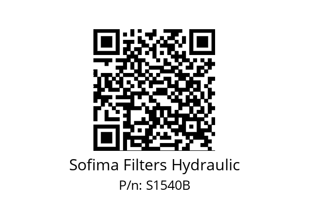   Sofima Filters Hydraulic S1540B