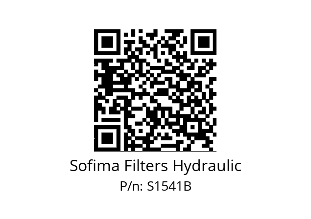   Sofima Filters Hydraulic S1541B