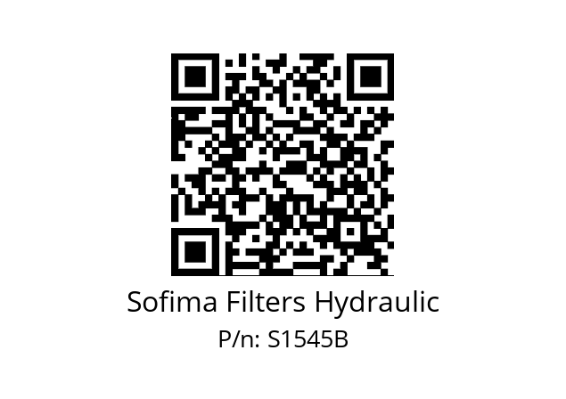   Sofima Filters Hydraulic S1545B