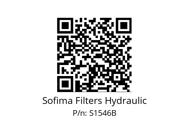   Sofima Filters Hydraulic S1546B