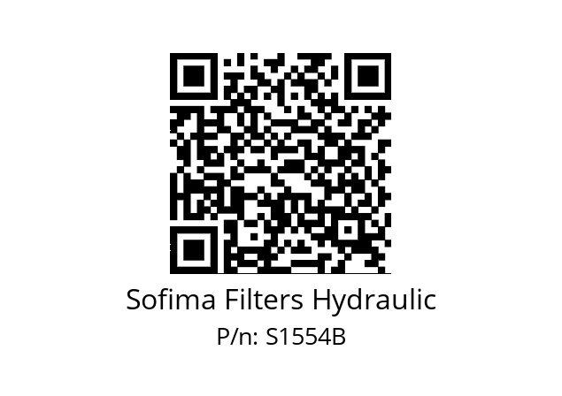   Sofima Filters Hydraulic S1554B