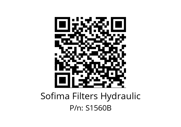   Sofima Filters Hydraulic S1560B