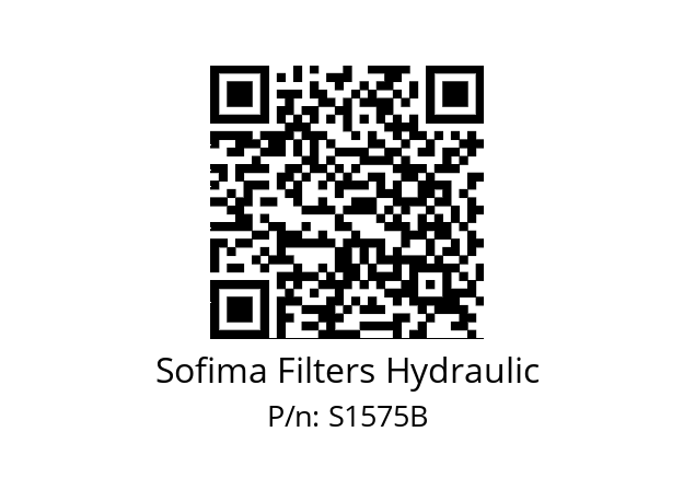   Sofima Filters Hydraulic S1575B