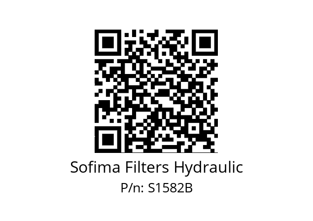   Sofima Filters Hydraulic S1582B