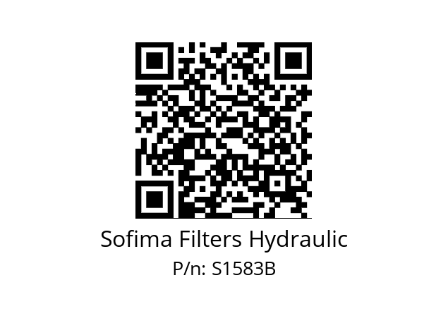   Sofima Filters Hydraulic S1583B