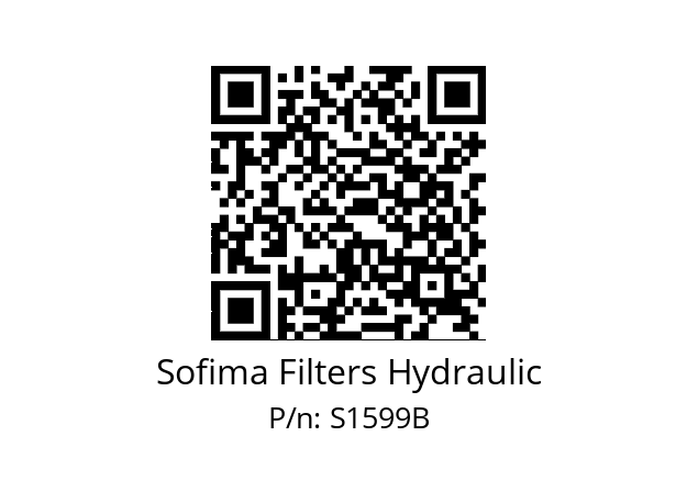   Sofima Filters Hydraulic S1599B