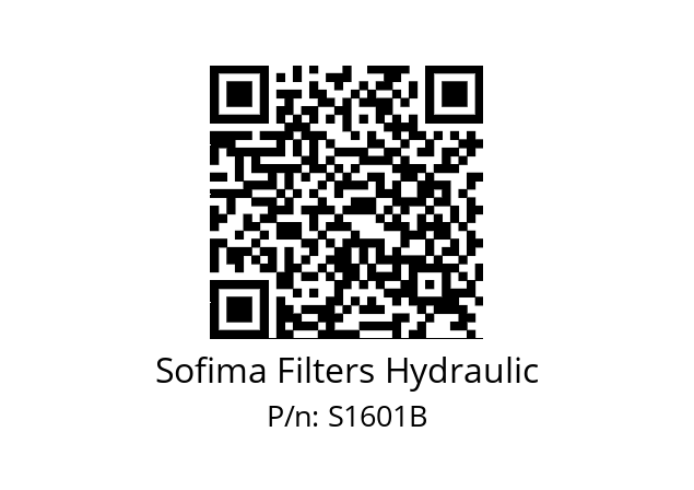   Sofima Filters Hydraulic S1601B