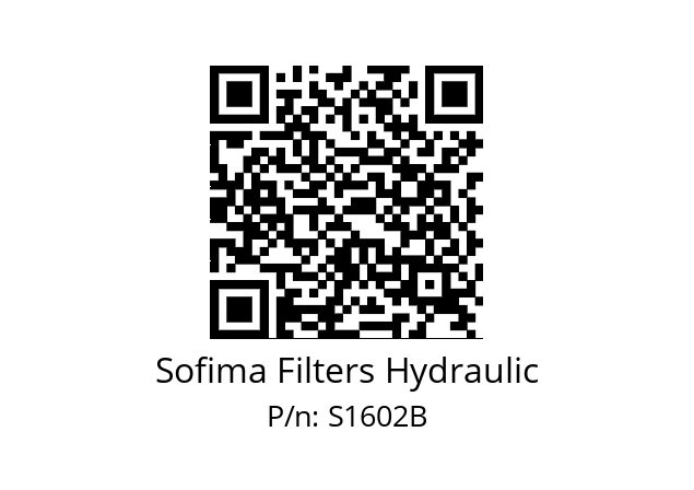   Sofima Filters Hydraulic S1602B