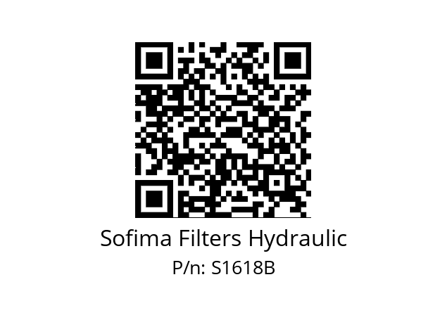   Sofima Filters Hydraulic S1618B