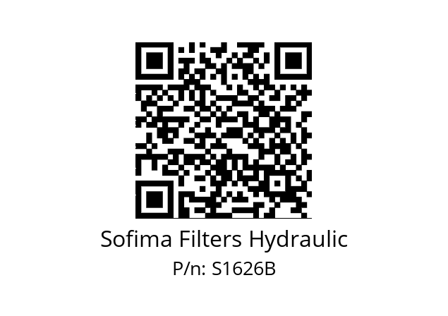   Sofima Filters Hydraulic S1626B