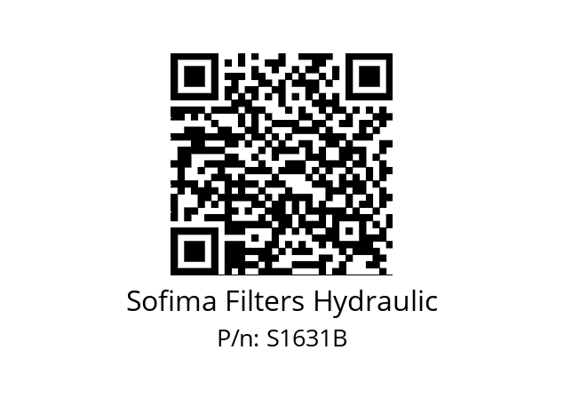   Sofima Filters Hydraulic S1631B