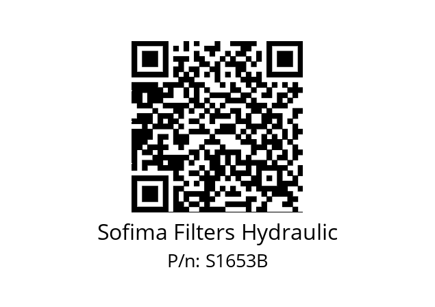   Sofima Filters Hydraulic S1653B