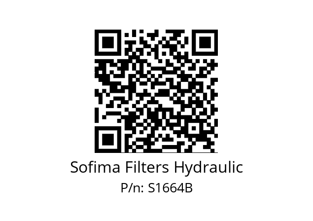   Sofima Filters Hydraulic S1664B