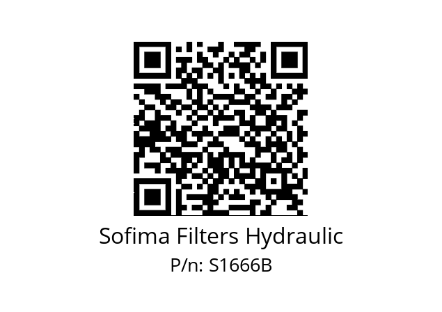   Sofima Filters Hydraulic S1666B