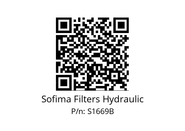   Sofima Filters Hydraulic S1669B