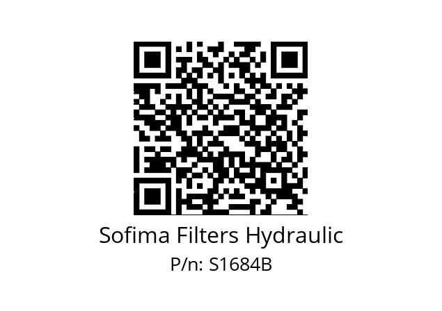   Sofima Filters Hydraulic S1684B