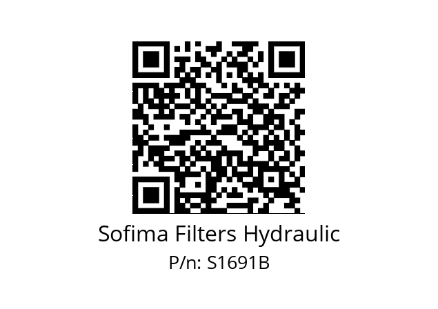   Sofima Filters Hydraulic S1691B