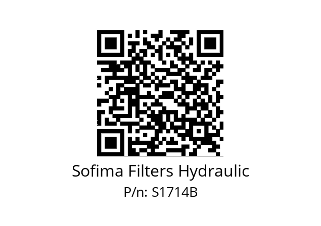   Sofima Filters Hydraulic S1714B