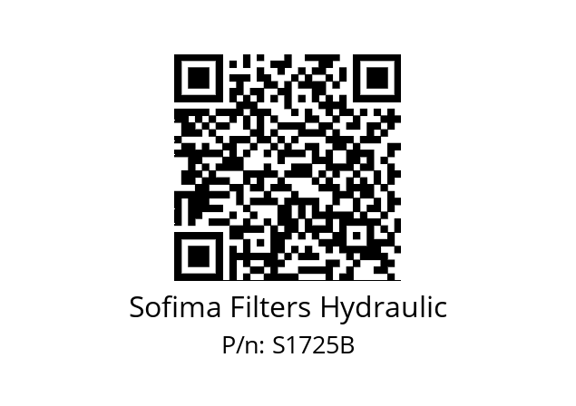   Sofima Filters Hydraulic S1725B