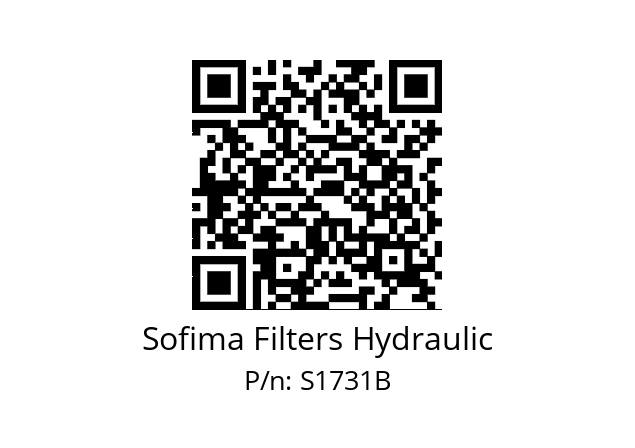   Sofima Filters Hydraulic S1731B