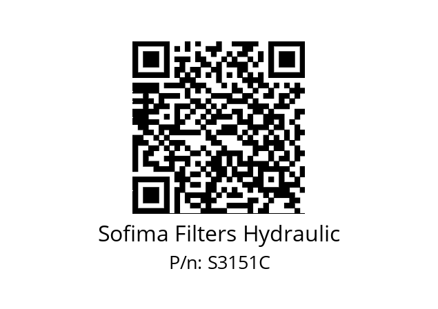   Sofima Filters Hydraulic S3151C