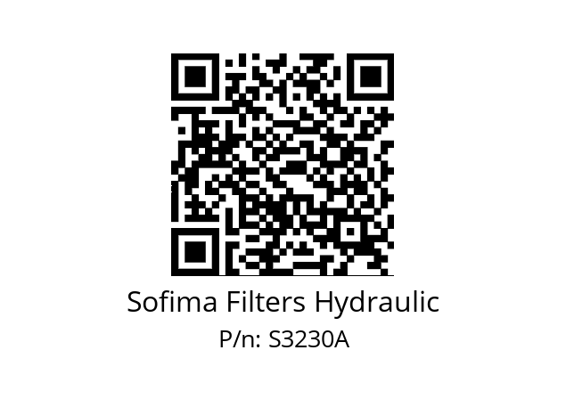   Sofima Filters Hydraulic S3230A