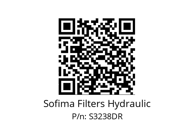   Sofima Filters Hydraulic S3238DR