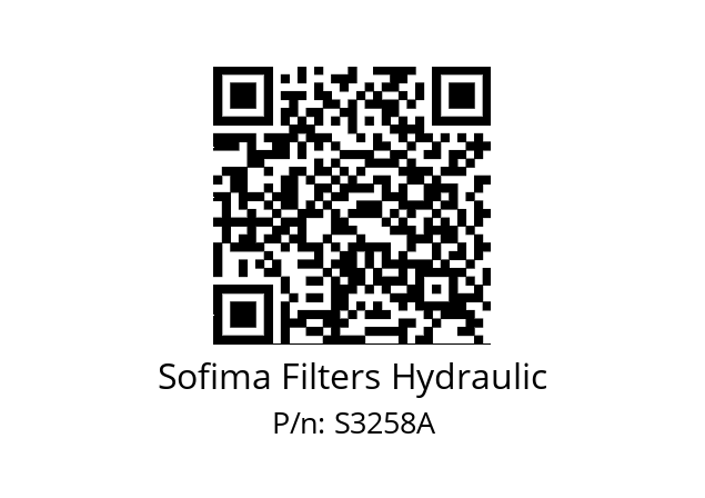   Sofima Filters Hydraulic S3258A