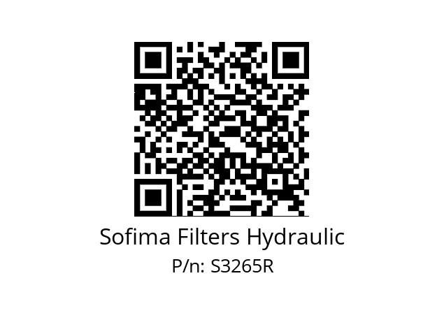   Sofima Filters Hydraulic S3265R